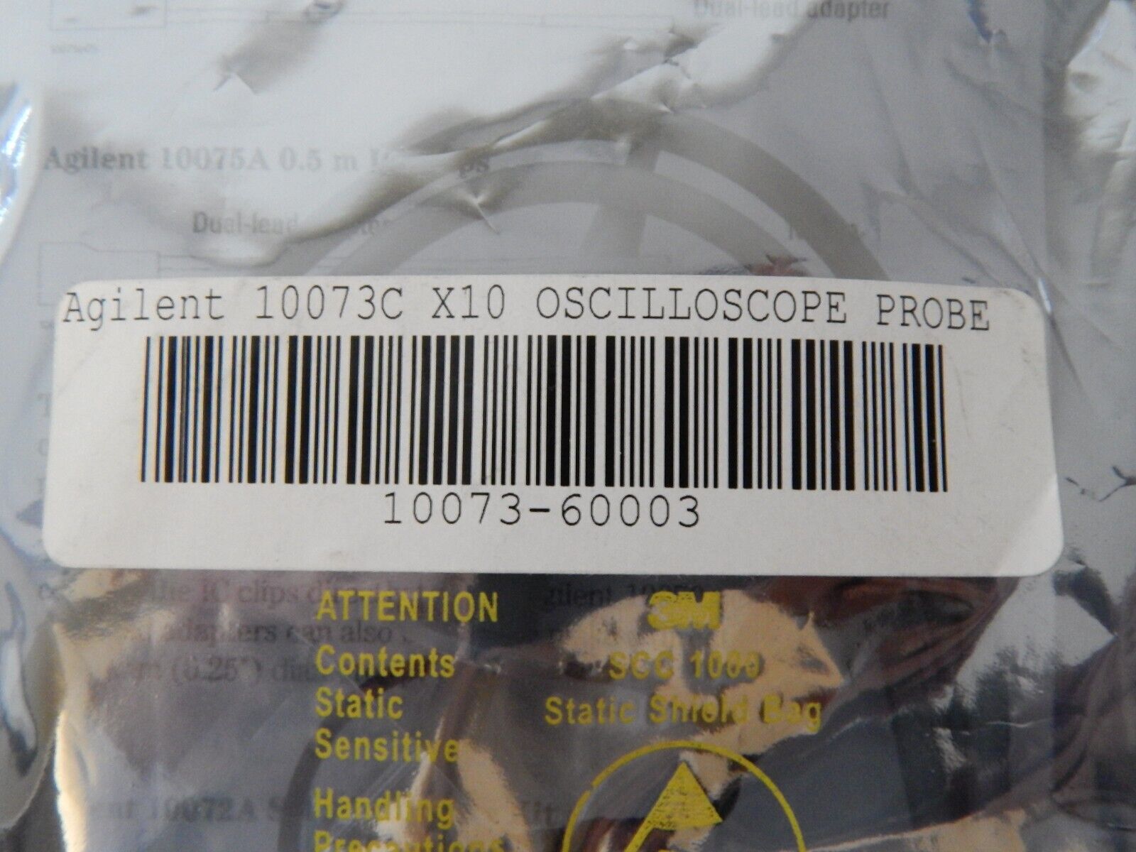 Agilent 10073C 10X Oscilloscope Probe 500MHz, brand new, 3 in stock Agilent 10073C 10X Oscilloscope Probe 500MHz, brand new, 3 in stock